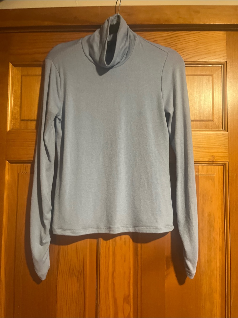 Banana Republic Pale Blue Women's Turtleneck Sweater